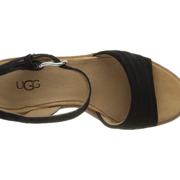 NIB $140 UGG Laynce Suede Wedges in size 7! - Picture 6 of 8